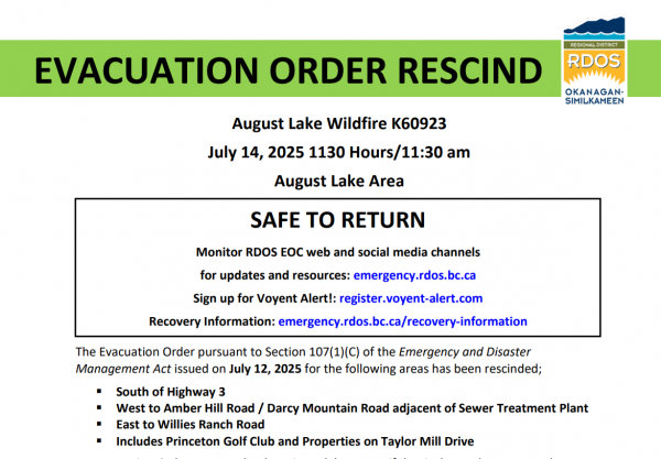 Evacuation Order Rescind August Lake3